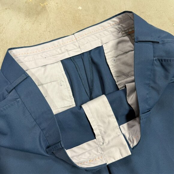 Peter Millar Wicking Golf Pants Athletic Stretch Trousers Fabric Blue 40x31 - Picture 4 of 9
